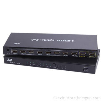 HDMI splitter, 2*8 1080p